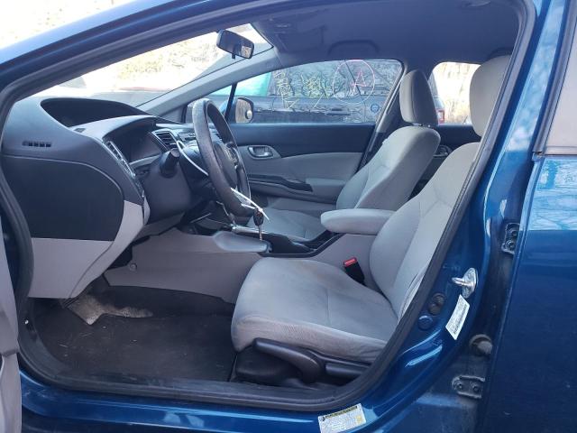 2HGFB2F42DH021056 - 2013 HONDA CIVIC LX BLUE photo 7