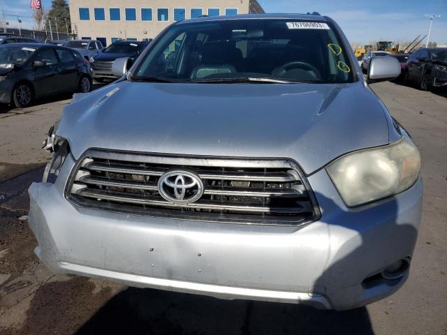 JTEDS43A992080029 - 2009 TOYOTA HIGHLANDER SPORT SILVER photo 5