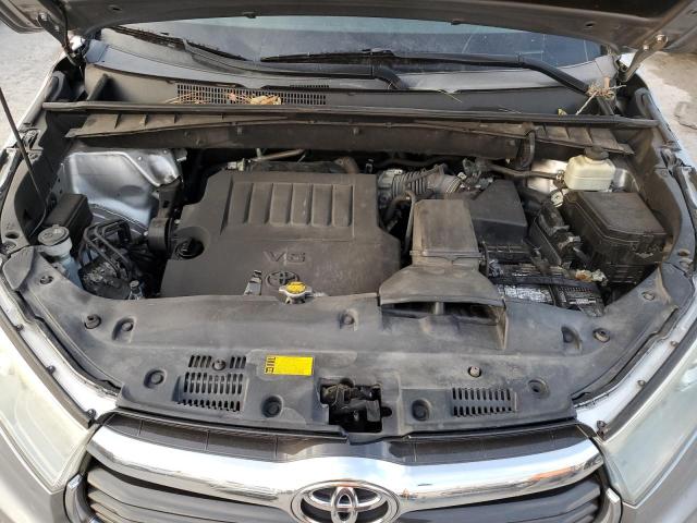5TDKKRFH7FS103846 - 2015 TOYOTA HIGHLANDER XLE Gümüş foto 12