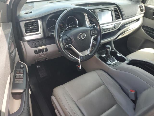 5TDKKRFH7FS103846 - 2015 TOYOTA HIGHLANDER XLE Gümüş foto 8