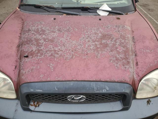 KM8SC13D83U488210 - 2003 HYUNDAI SANTA FE GLS MAROON photo 11