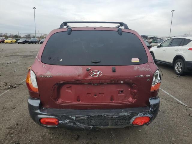 KM8SC13D83U488210 - 2003 HYUNDAI SANTA FE GLS MAROON photo 6