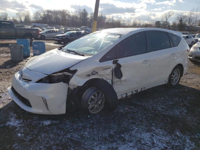 JTDZN3EU8D3248877 - 2013 TOYOTA PRIUS V WHITE photo 1