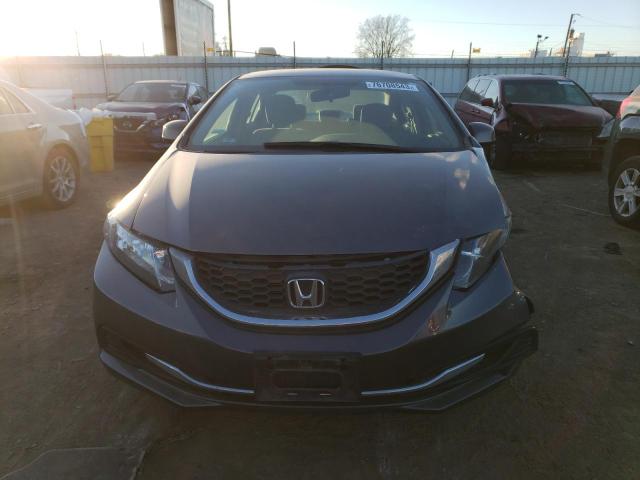 19XFB2F57DE068599 - 2013 HONDA CIVIC LX GRAY photo 5