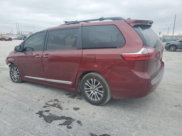 5TDYZ3DC5KS968352 - 2019 TOYOTA SIENNA XLE BURGUNDY photo 2