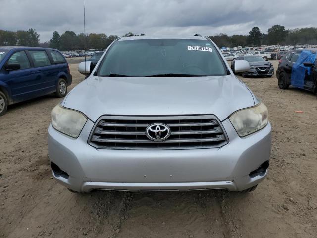 JTEDA41A292007414 - 2009 TOYOTA HIGHLANDER SILVER photo 5