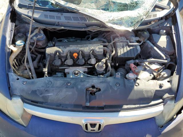 1HGFA15598L051123 - 2008 HONDA CIVIC LX BLUE photo 11