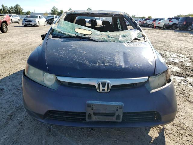 1HGFA15598L051123 - 2008 HONDA CIVIC LX BLUE photo 5