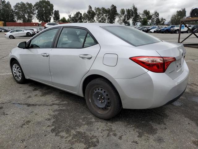 5YFBURHE9HP696909 - 2017 TOYOTA COROLLA L SILVER photo 2