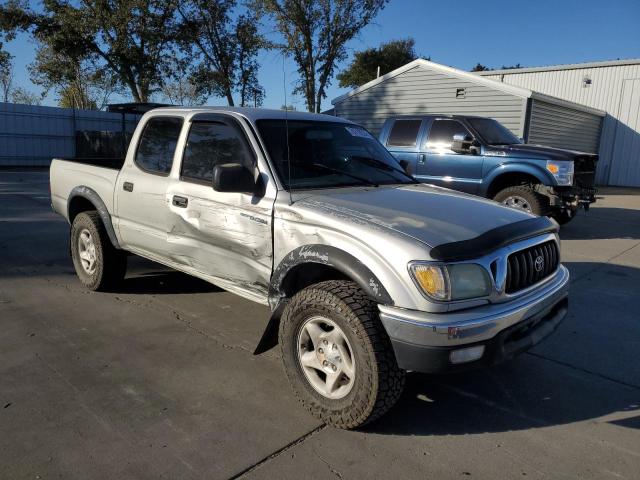 5TEGN92N52Z019448 - 2002 TOYOTA TACOMA DOUBLE CAB PRERUNNER SILVER photo 4