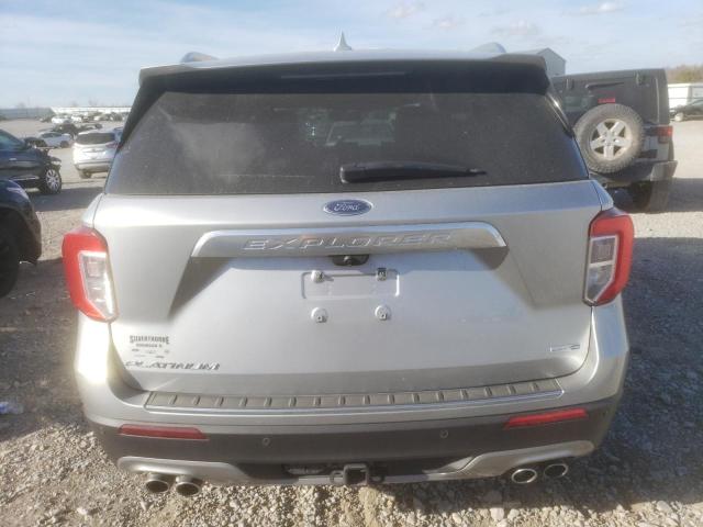 1FM5K8HC3LGA68958 - 2020 FORD EXPLORER PLATINUM SILVER photo 6