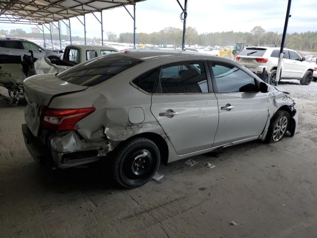 3N1AB7AP4KY375520 - 2019 NISSAN SENTRA S SILVER photo 3