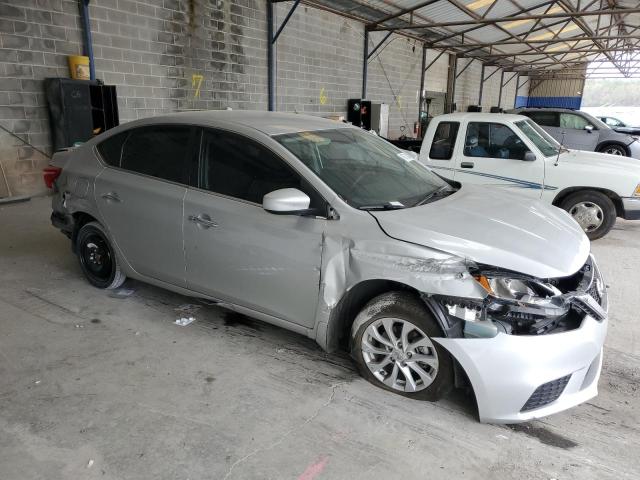 3N1AB7AP4KY375520 - 2019 NISSAN SENTRA S SILVER photo 4