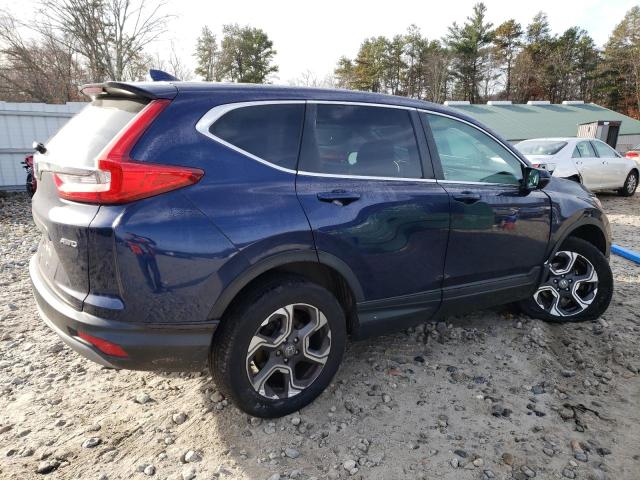 7FARW2H88JE020564 - 2018 HONDA CR-V EXL BLUE photo 3