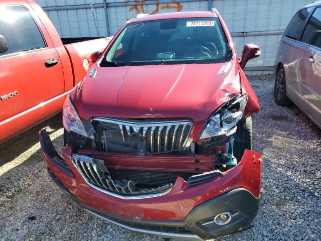 KL4CJBSB1GB699247 - 2016 BUICK ENCORE CONVENIENCE RED photo 5