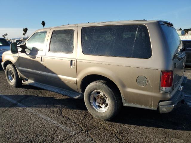 1FMNU40S8YEA40212 - 2000 FORD EXCURSION XLT TAN photo 2