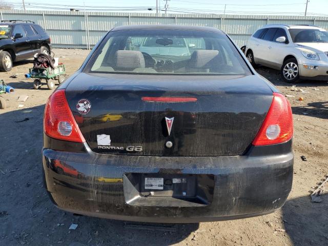 1G2ZF57B584113526 - 2008 PONTIAC G6 VALUE LEADER BLACK photo 6