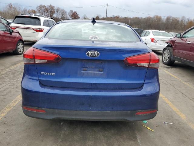 3KPFK4A70HE079292 - 2017 KIA FORTE LX BLUE photo 6