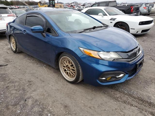 2HGFG3A53FH529532 - 2015 HONDA CIVIC LX BLUE photo 4