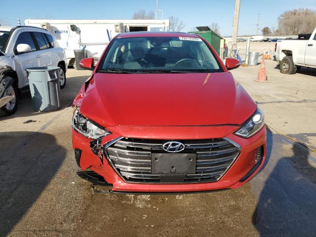 5NPD84LFXHH074574 - 2017 HYUNDAI ELANTRA SE RED photo 5