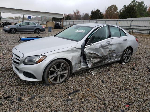 55SWF4JB2GU123681 - 2016 MERCEDES-BENZ C 300 SILVER photo 1