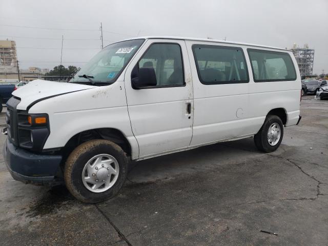 1FMNE1BW0ADA08023 - 2010 FORD ECONOLINE E150 WAGON WHITE photo 1