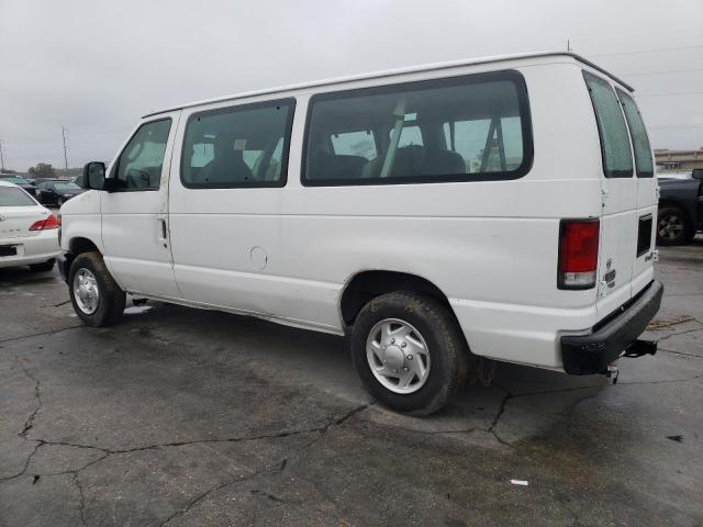 1FMNE1BW0ADA08023 - 2010 FORD ECONOLINE E150 WAGON WHITE photo 2