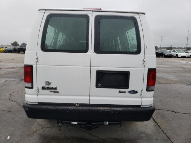 1FMNE1BW0ADA08023 - 2010 FORD ECONOLINE E150 WAGON WHITE photo 6