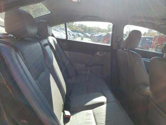 2HGFB2F97DH516607 - 2013 HONDA CIVIC EXL ნაცრისფერი ფოტო 10