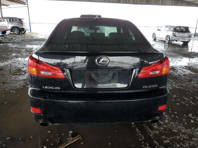 JTHBK262985085862 - 2008 LEXUS IS 250 BLACK photo 6