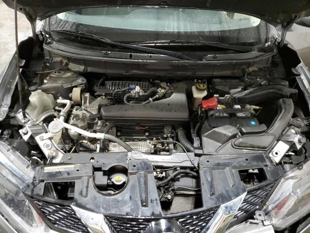 KNMAT2MV7GP719518 - 2016 NISSAN ROGUE S GRAY photo 12