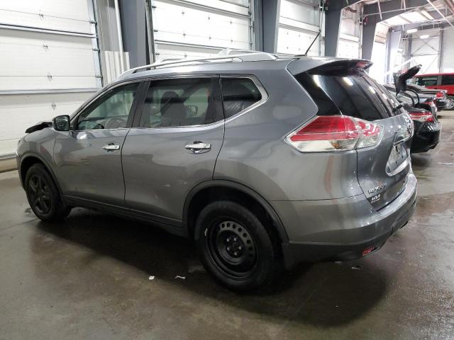 KNMAT2MV7GP719518 - 2016 NISSAN ROGUE S GRAY photo 2