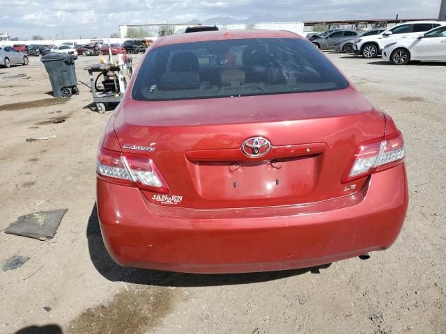 4T4BF3EK4AR064539 - 2010 TOYOTA CAMRY BASE RED photo 6