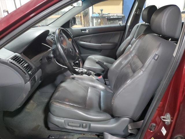 1HGCM66584A080575 - 2004 HONDA ACCORD EX BURGUNDY photo 7