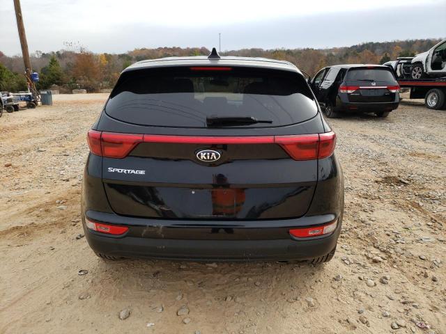 KNDPMCAC7J7447124 - 2018 KIA SPORTAGE LX BLACK photo 6