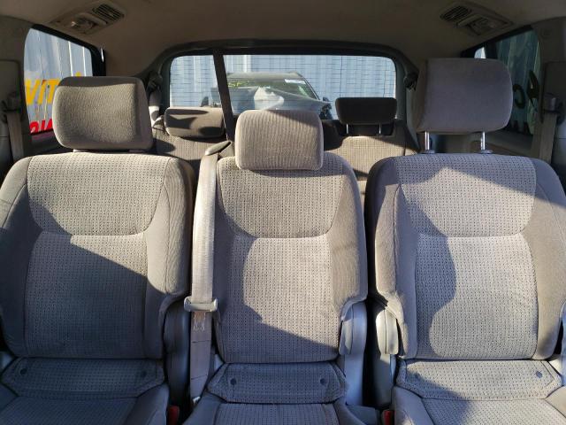 5TDZK23C88S176287 - 2008 TOYOTA SIENNA CE GRAY photo 10