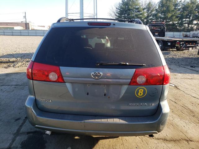 5TDZK23C88S176287 - 2008 TOYOTA SIENNA CE GRAY photo 6