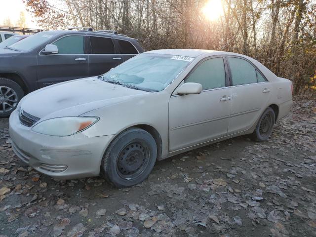 JTDBE32K430224211 - 2003 TOYOTA CAMRY LE GOLD photo 1