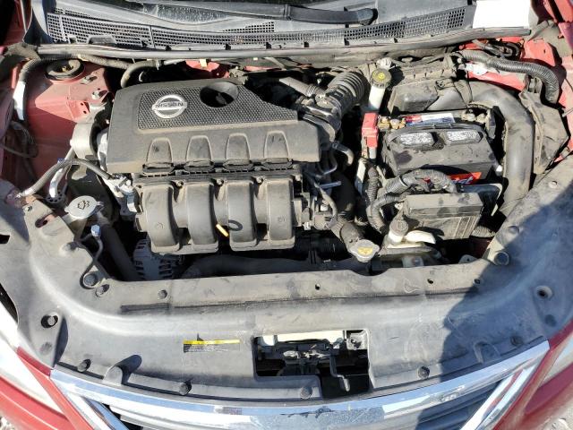 3N1AB7AP9DL719035 - 2013 NISSAN SENTRA S RED photo 11