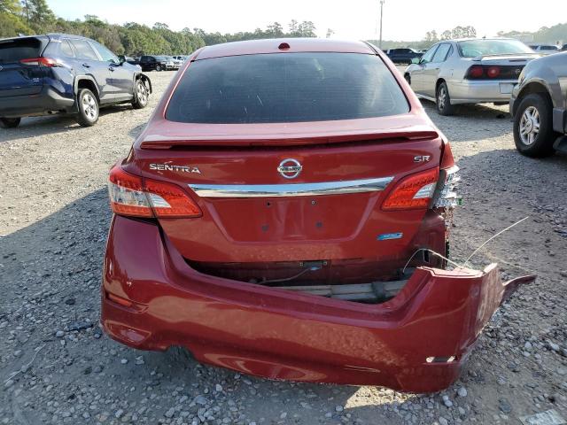 3N1AB7AP9DL719035 - 2013 NISSAN SENTRA S RED photo 6