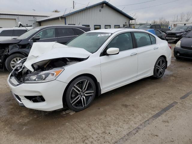 1HGCR2F15HA128515 - 2017 HONDA ACCORD SPORT SPECIAL EDITION WHITE photo 1