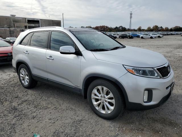 5XYKUDA75EG458506 - 2014 KIA SORENTO EX SILVER photo 4