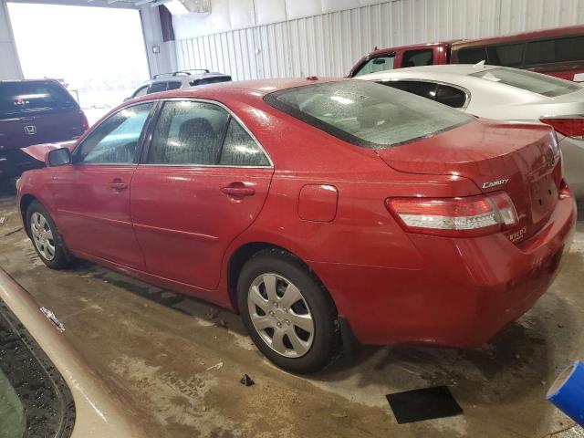 4T4BF3EK8BR157355 - 2011 TOYOTA CAMRY BASE RED photo 2