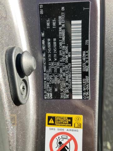 5TDJZRFH0KS727408 - 2019 TOYOTA HIGHLANDER SE GRAY photo 13