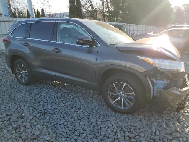 5TDJZRFH0KS727408 - 2019 TOYOTA HIGHLANDER SE GRAY photo 4