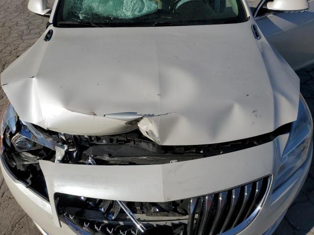 2G4GK5EX6E9177060 - 2014 BUICK REGAL WHITE photo 11