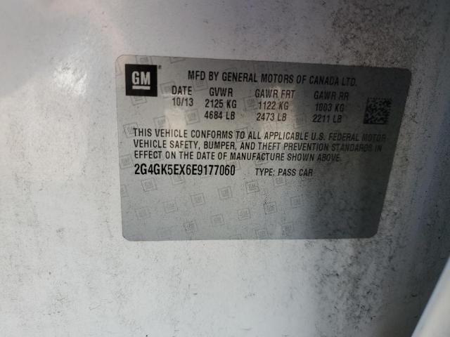 2G4GK5EX6E9177060 - 2014 BUICK REGAL WHITE photo 12