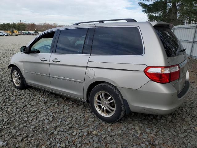 5FNRL38846B076132 - 2006 HONDA ODYSSEY TOURING SILVER photo 2