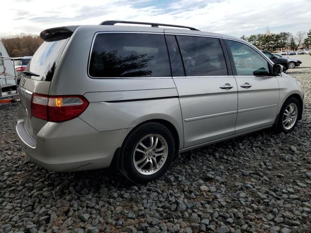 5FNRL38846B076132 - 2006 HONDA ODYSSEY TOURING SILVER photo 3