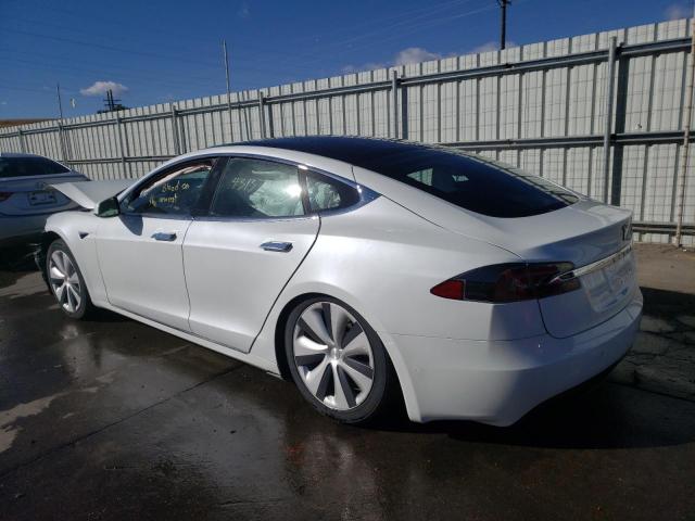 5YJSA1E29LF400067 - 2020 TESLA MODEL S თეთრი ფოტო 2